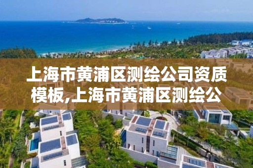 上海市黃浦區測繪公司資質模板,上海市黃浦區測繪公司資質模板公示