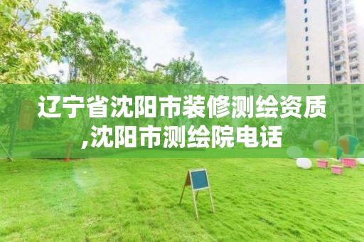 遼寧省沈陽市裝修測繪資質(zhì),沈陽市測繪院電話