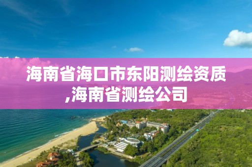 海南省海口市東陽測繪資質(zhì),海南省測繪公司