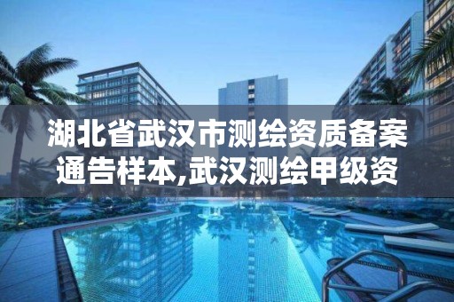 湖北省武漢市測繪資質備案通告樣本,武漢測繪甲級資質公司