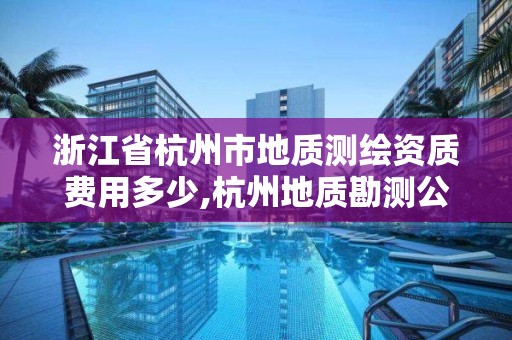 浙江省杭州市地質測繪資質費用多少,杭州地質勘測公司