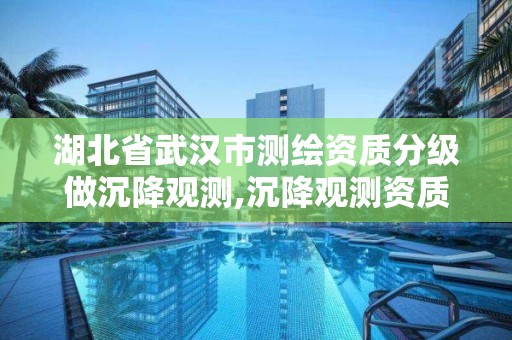 湖北省武漢市測繪資質分級做沉降觀測,沉降觀測資質單位