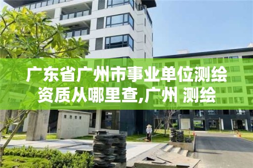 廣東省廣州市事業(yè)單位測繪資質(zhì)從哪里查,廣州 測繪