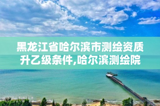 黑龍江省哈爾濱市測繪資質升乙級條件,哈爾濱測繪院招聘