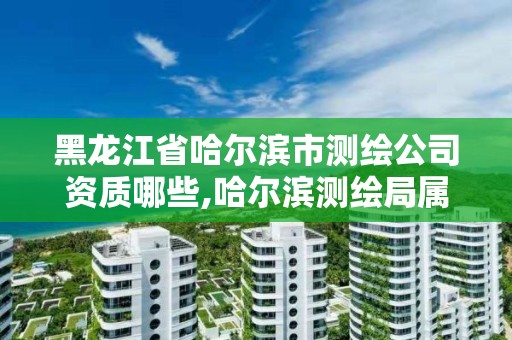 黑龍江省哈爾濱市測繪公司資質哪些,哈爾濱測繪局屬于什么單位