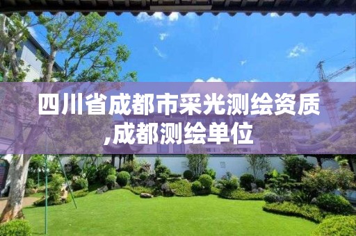 四川省成都市采光測繪資質,成都測繪單位