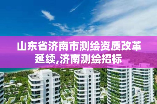 山東省濟南市測繪資質改革延續,濟南測繪招標