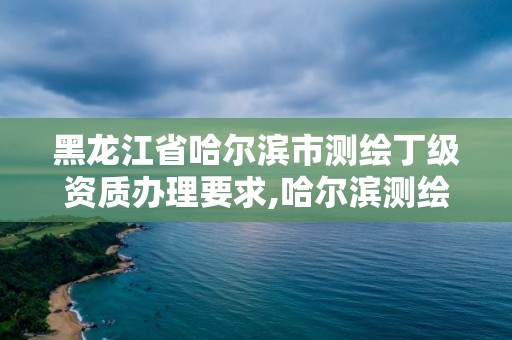 黑龍江省哈爾濱市測繪丁級資質辦理要求,哈爾濱測繪招聘