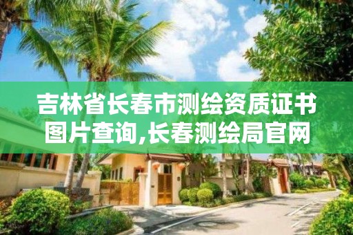 吉林省長春市測繪資質證書圖片查詢,長春測繪局官網。