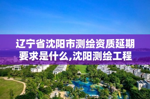 遼寧省沈陽市測繪資質延期要求是什么,沈陽測繪工程。