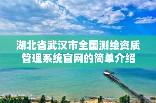 湖北省武漢市全國測繪資質管理系統官網的簡單介紹