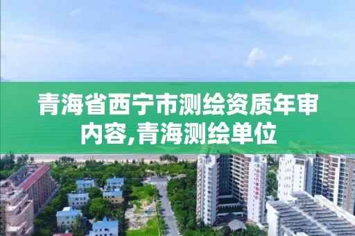 青海省西寧市測繪資質年審內容,青海測繪單位