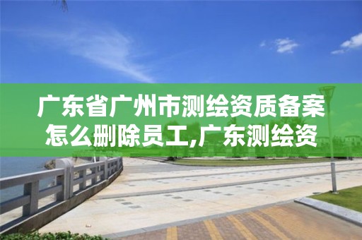 廣東省廣州市測繪資質備案怎么刪除員工,廣東測繪資質查詢。