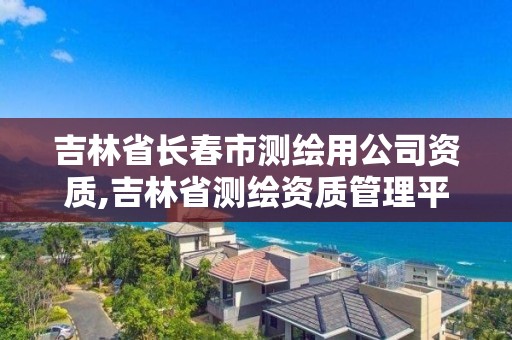 吉林省長春市測繪用公司資質,吉林省測繪資質管理平臺