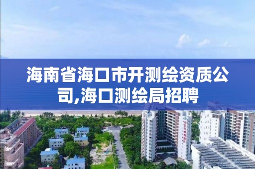 海南省海口市開測繪資質公司,海口測繪局招聘