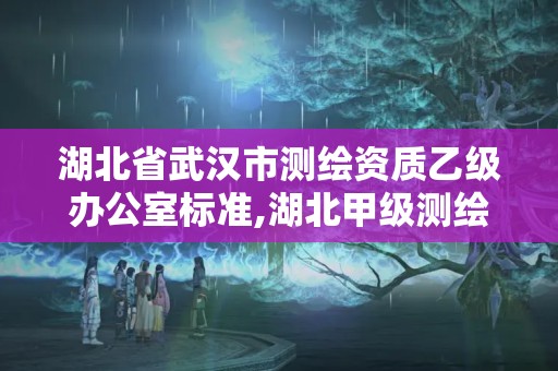 湖北省武漢市測繪資質乙級辦公室標準,湖北甲級測繪資質單位。