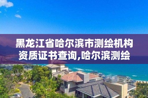 黑龍江省哈爾濱市測繪機構資質證書查詢,哈爾濱測繪有限公司。