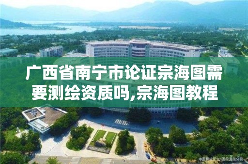 廣西省南寧市論證宗海圖需要測繪資質嗎,宗海圖教程。