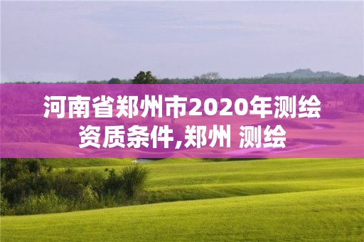 河南省鄭州市2020年測繪資質條件,鄭州 測繪