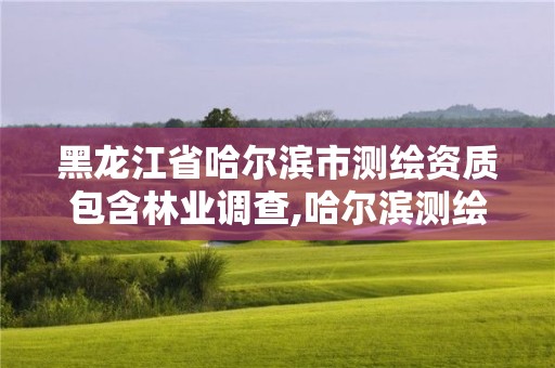 黑龍江省哈爾濱市測(cè)繪資質(zhì)包含林業(yè)調(diào)查,哈爾濱測(cè)繪局在哪