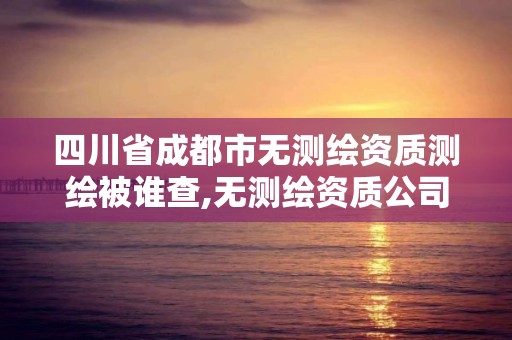 四川省成都市無測繪資質測繪被誰查,無測繪資質公司進行測繪的后果