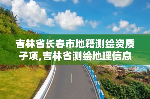 吉林省長春市地籍測繪資質子項,吉林省測繪地理信息局服務與管理平臺