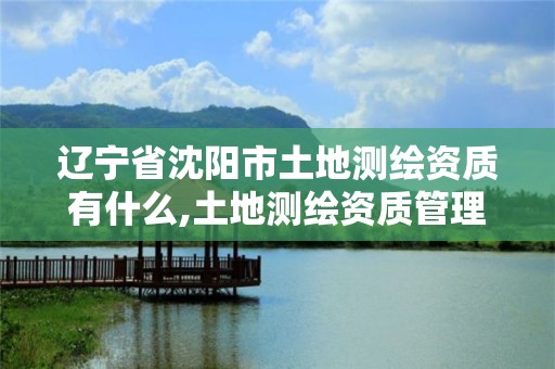 遼寧省沈陽市土地測繪資質(zhì)有什么,土地測繪資質(zhì)管理辦法