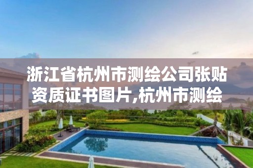 浙江省杭州市測繪公司張貼資質證書圖片,杭州市測繪管理服務平臺。