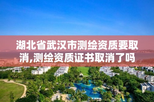 湖北省武漢市測繪資質要取消,測繪資質證書取消了嗎