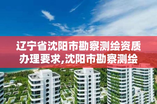 遼寧省沈陽市勘察測繪資質辦理要求,沈陽市勘察測繪研究院電話