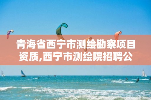 青海省西寧市測繪勘察項目資質(zhì),西寧市測繪院招聘公示