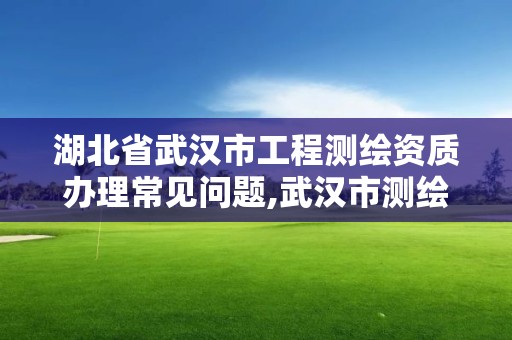 湖北省武漢市工程測繪資質辦理常見問題,武漢市測繪院怎么樣