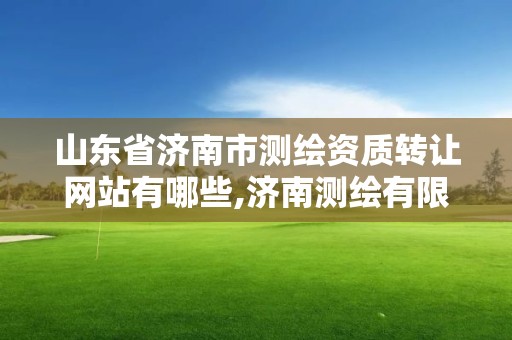 山東省濟南市測繪資質轉讓網站有哪些,濟南測繪有限公司