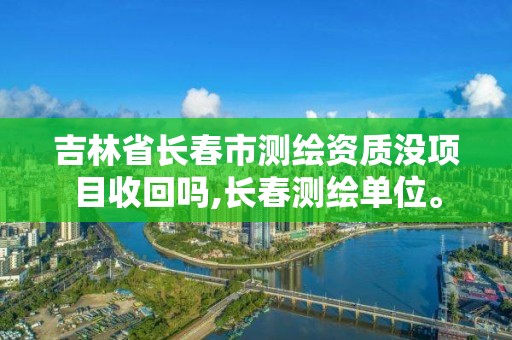 吉林省長春市測繪資質沒項目收回嗎,長春測繪單位。