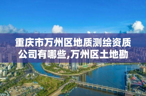 重慶市萬州區地質測繪資質公司有哪些,萬州區土地勘察測繪隊