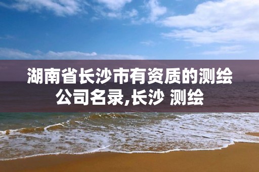 湖南省長沙市有資質的測繪公司名錄,長沙 測繪