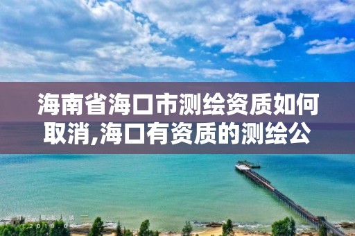 海南省海口市測繪資質如何取消,?？谟匈Y質的測繪公司