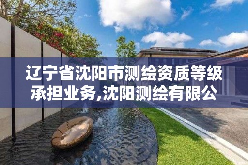 遼寧省沈陽市測繪資質等級承擔業務,沈陽測繪有限公司