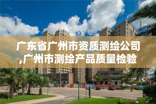 廣東省廣州市資質測繪公司,廣州市測繪產品質量檢驗中心