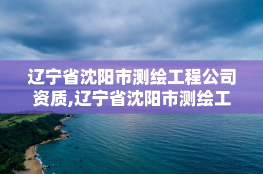 遼寧省沈陽市測繪工程公司資質(zhì),遼寧省沈陽市測繪工程公司資質(zhì)公示