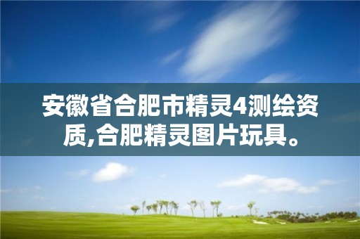 安徽省合肥市精靈4測繪資質(zhì),合肥精靈圖片玩具。