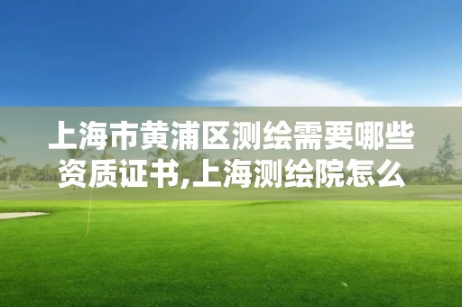 上海市黃浦區測繪需要哪些資質證書,上海測繪院怎么進。