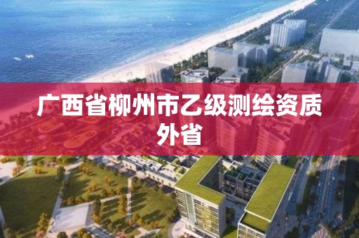 廣西省柳州市乙級測繪資質(zhì)外省