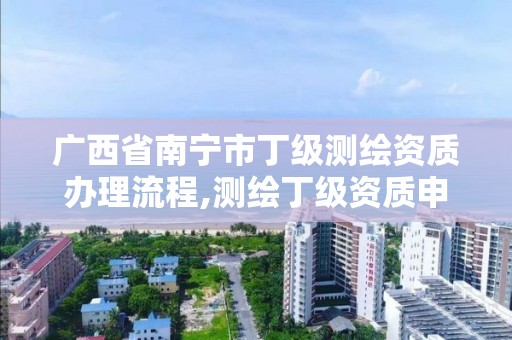 廣西省南寧市丁級測繪資質辦理流程,測繪丁級資質申報條件