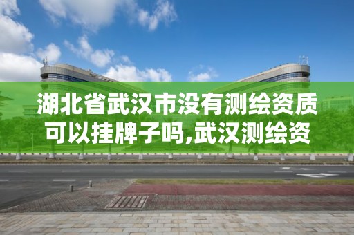 湖北省武漢市沒有測繪資質可以掛牌子嗎,武漢測繪資質代辦。