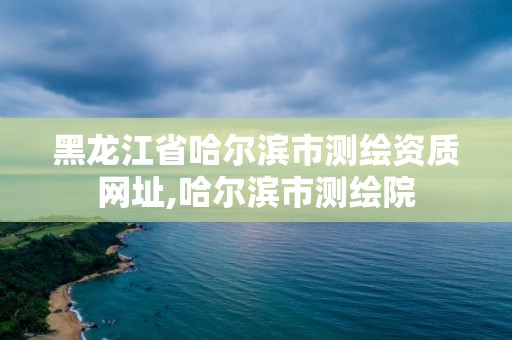 黑龍江省哈爾濱市測繪資質網址,哈爾濱市測繪院