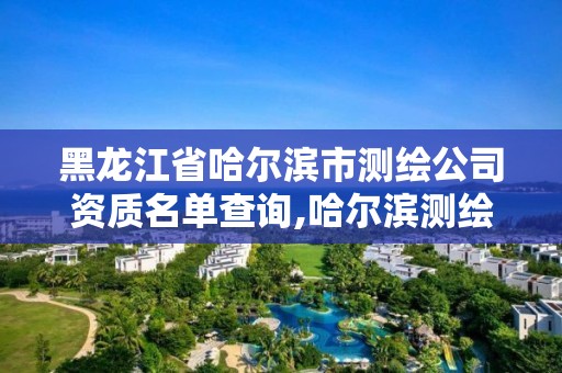 黑龍江省哈爾濱市測繪公司資質名單查詢,哈爾濱測繪公司有哪些