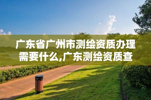 廣東省廣州市測繪資質辦理需要什么,廣東測繪資質查詢。