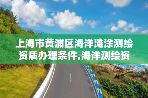 上海市黃浦區海洋灘涂測繪資質辦理條件,海洋測繪資質證書。