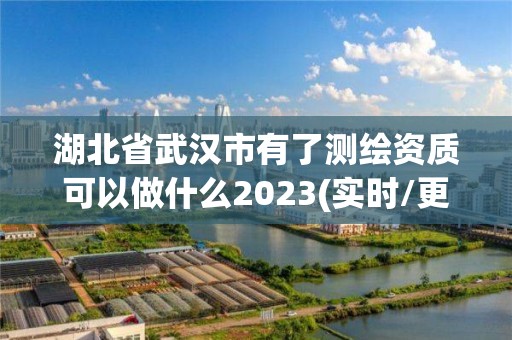 湖北省武漢市有了測繪資質可以做什么2023(實時/更新中)